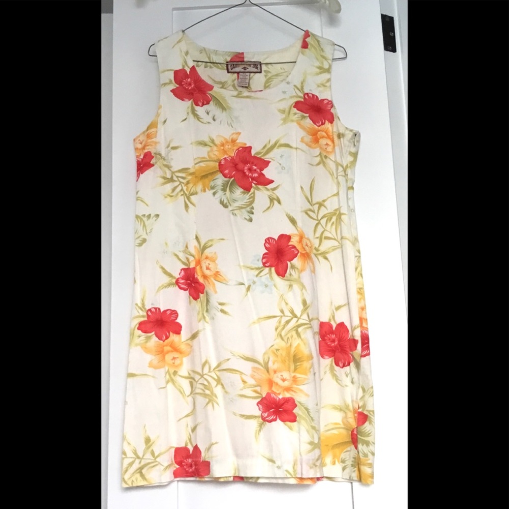 Caribbean Joe Hawaiian shift dress M